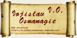 Vojislav Osmanagić vizit kartica